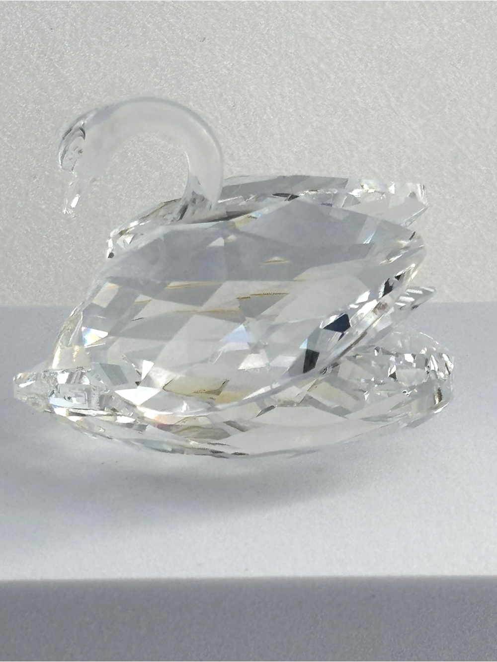 Retired Swarovski Crystal Large Swan